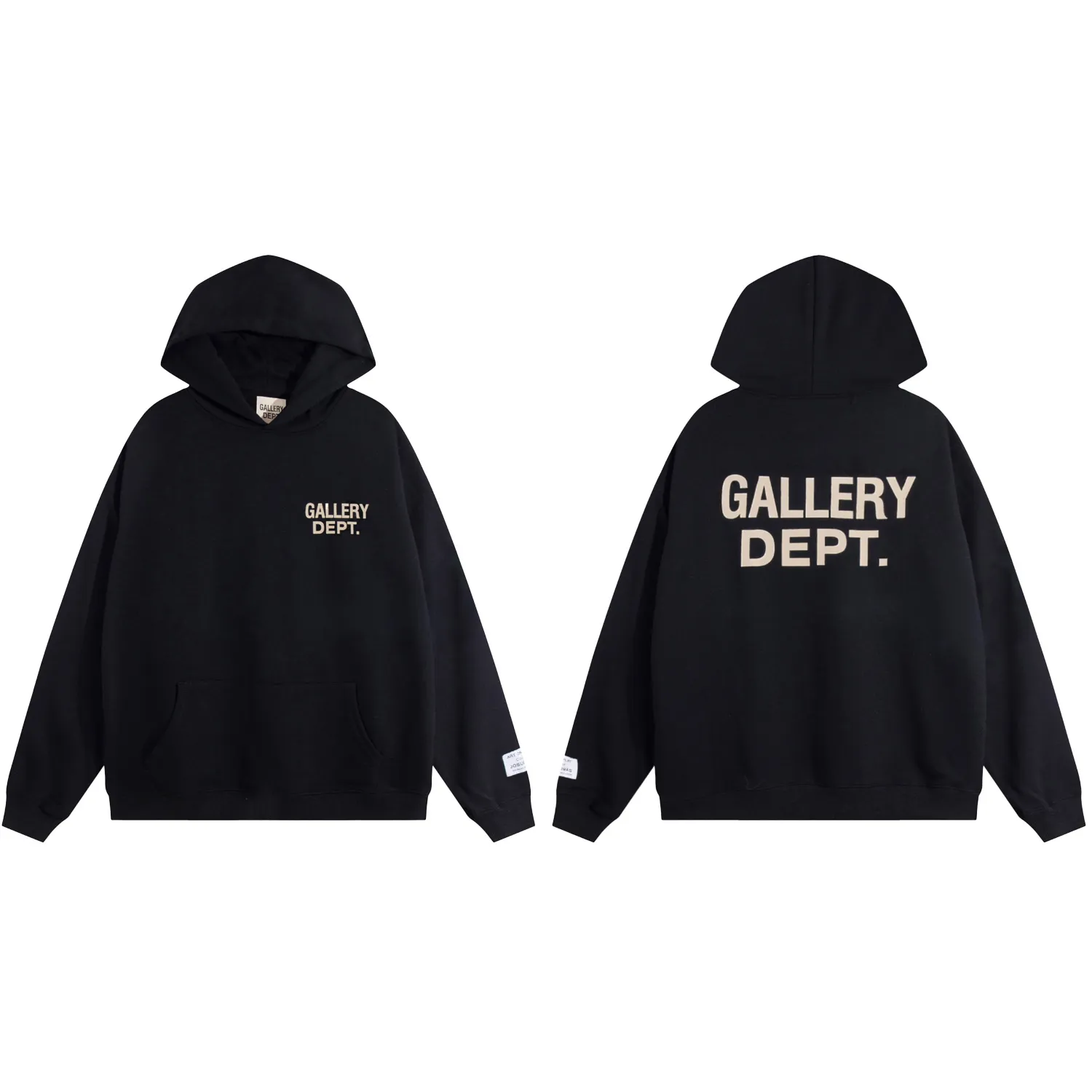 801#Gallery Dept new color matching classic letter slogan logo printed casual all-match hoodie hooded sweatshirt black printed khaki orange royal blue light blue yellow black printed black S~XL p180